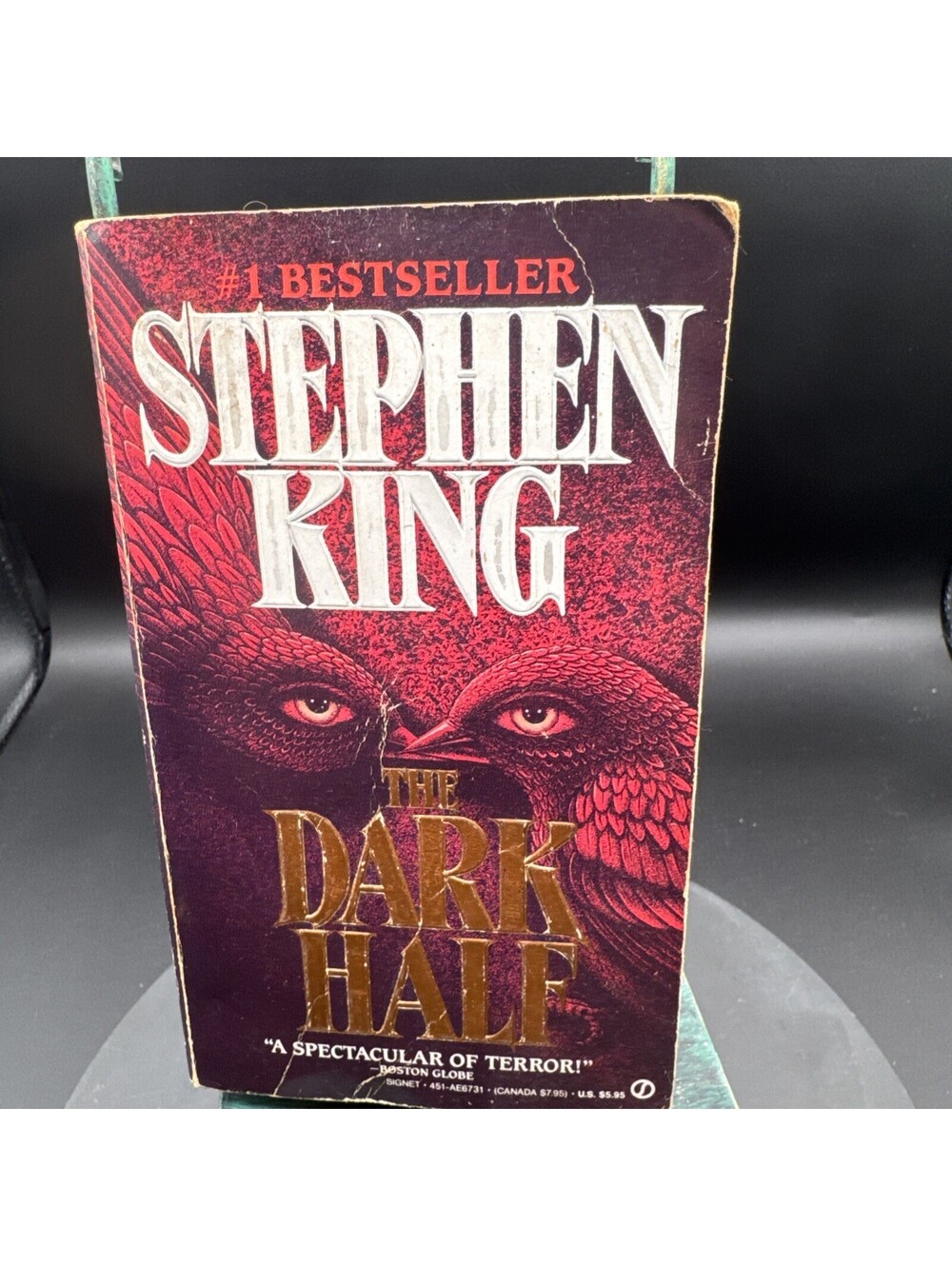 Stephen King 1990 The Dark Half Paperback Book Signet Printing vintage book